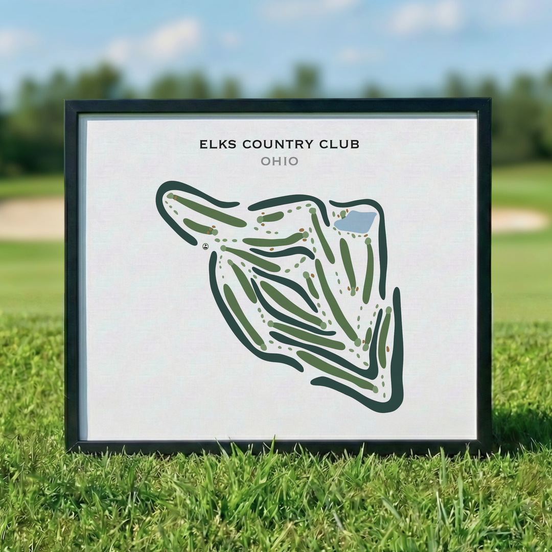 Elks Country Club, Ohio - Printed Golf Courses