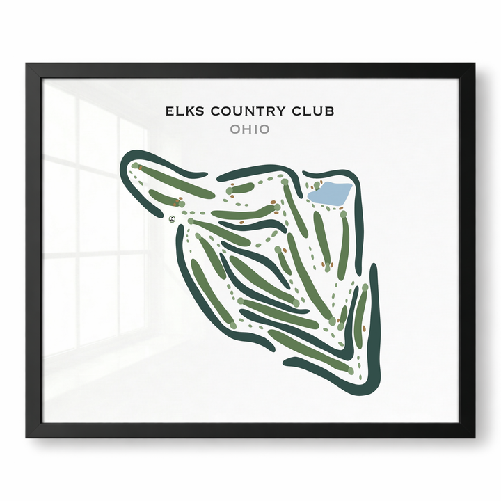 Elks Country Club, Ohio - Printed Golf Courses