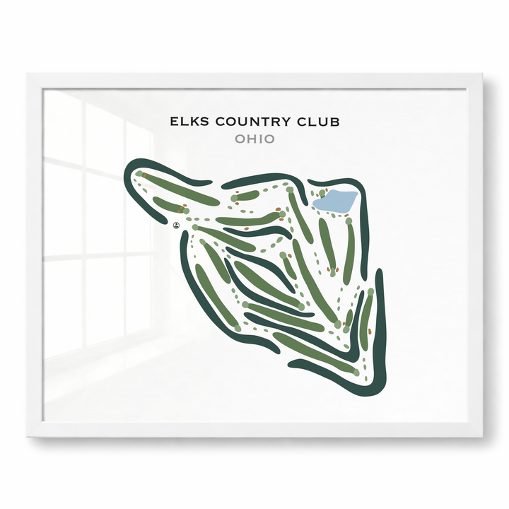 Elks Country Club, Ohio - Printed Golf Courses