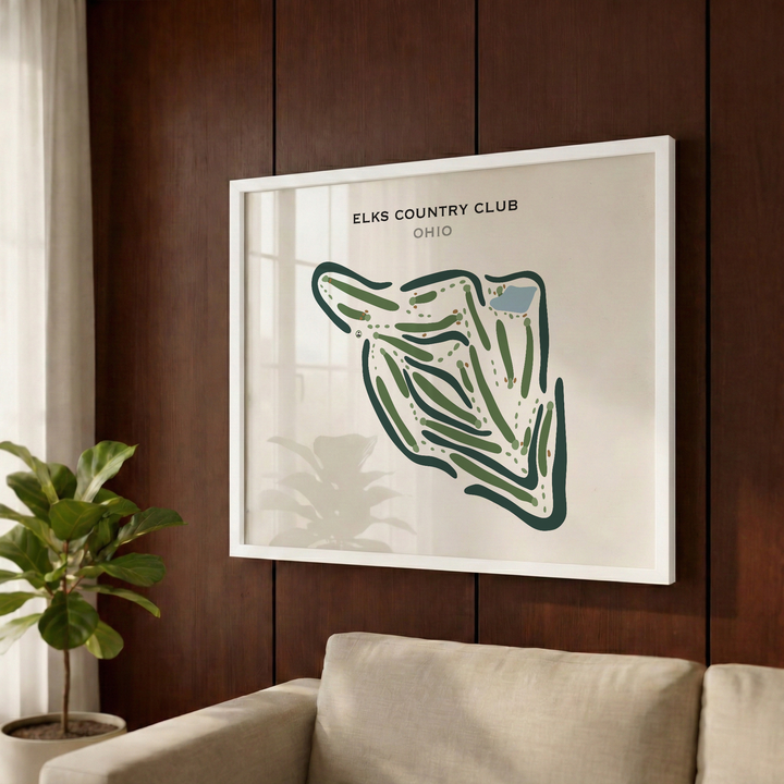 Elks Country Club, Ohio - Printed Golf Courses