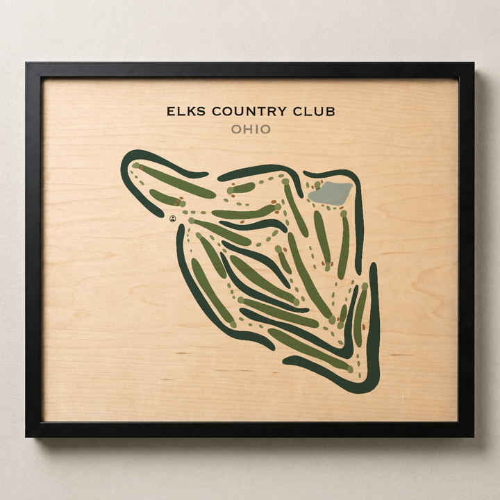 Elks Country Club, Ohio - Printed Golf Courses