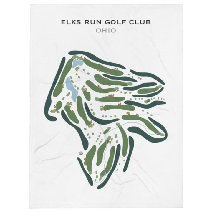 Elks Run Golf Club, Ohio - Printed Golf Course