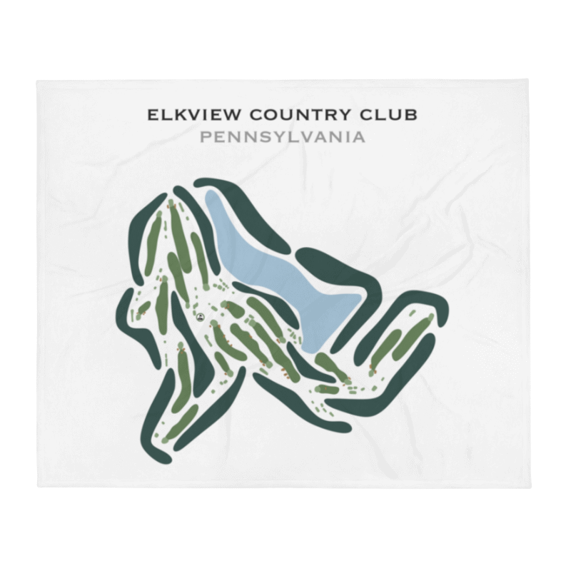 Elkview Country Club, Pennsylvania - Printed Golf Courses