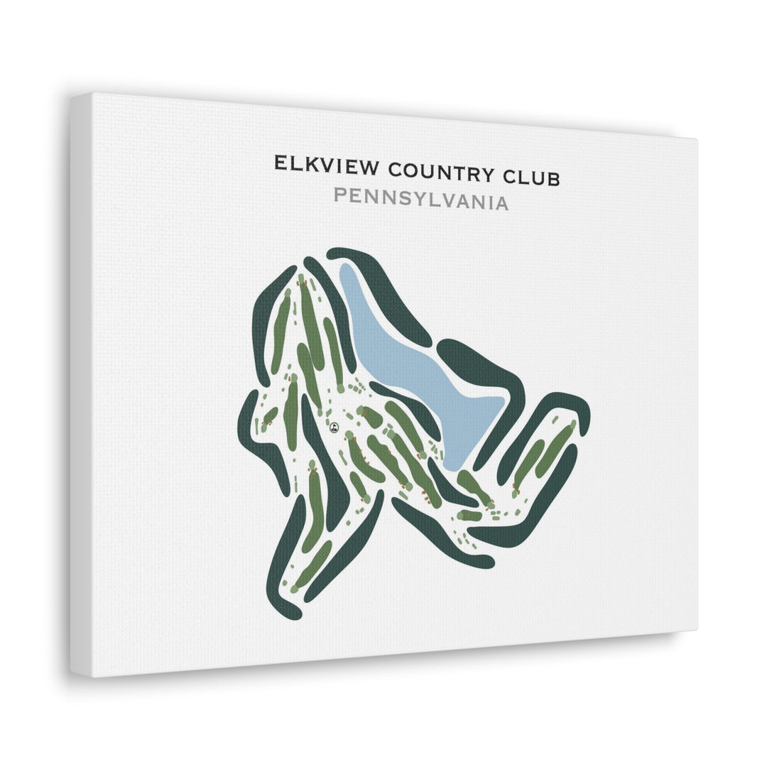 Elkview Country Club, Pennsylvania - Printed Golf Courses