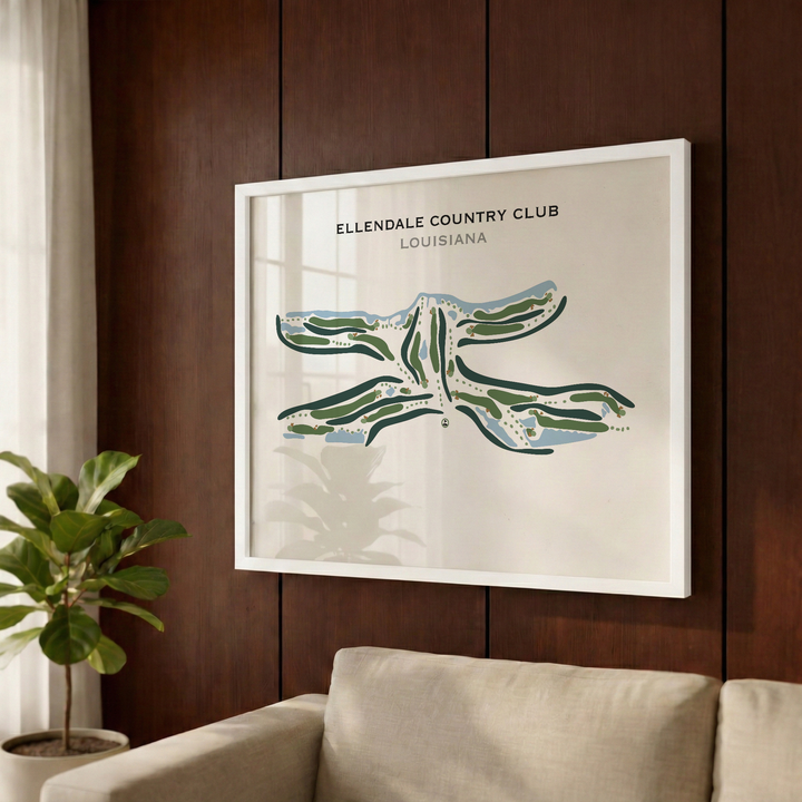 Ellendale Country Club, Louisiana - Printed Golf Courses