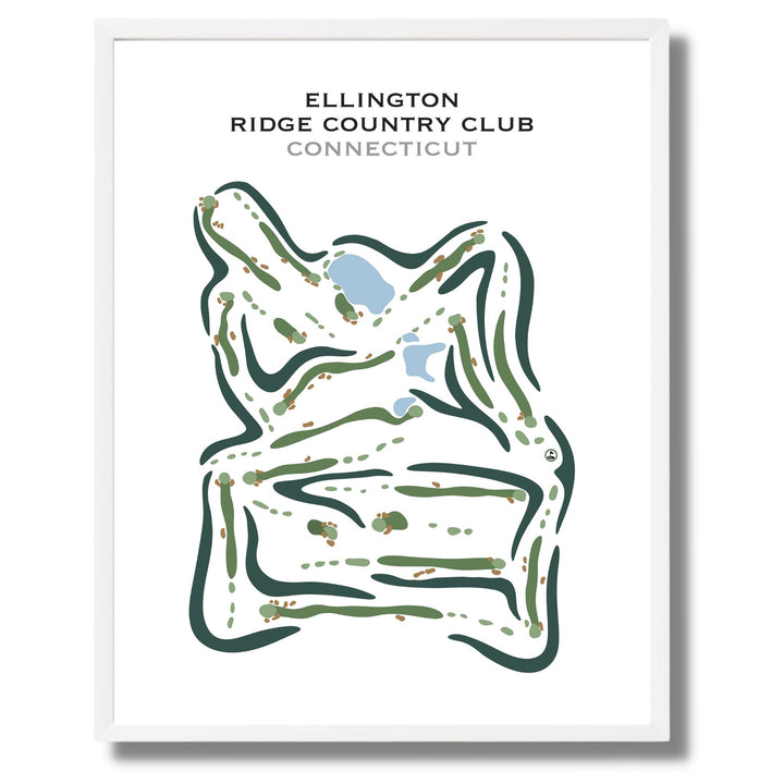 Ellington Ridge Country Club, Connecticut - Printed Golf Courses