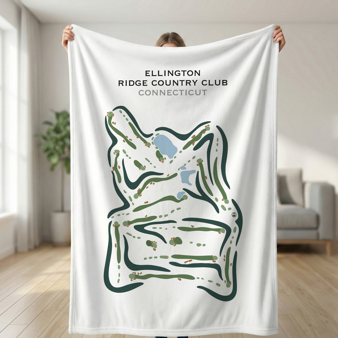 Ellington Ridge Country Club, Connecticut - Printed Golf Courses