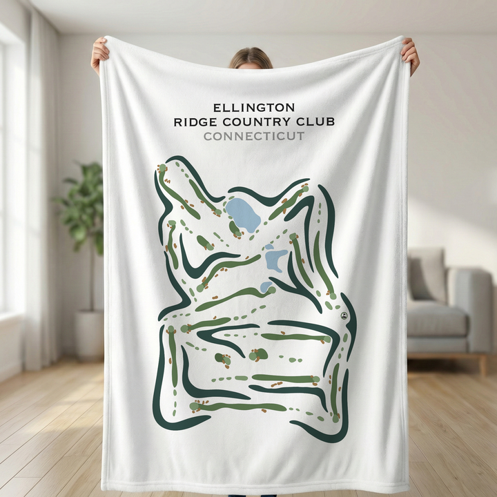 Ellington Ridge Country Club, Connecticut - Printed Golf Courses