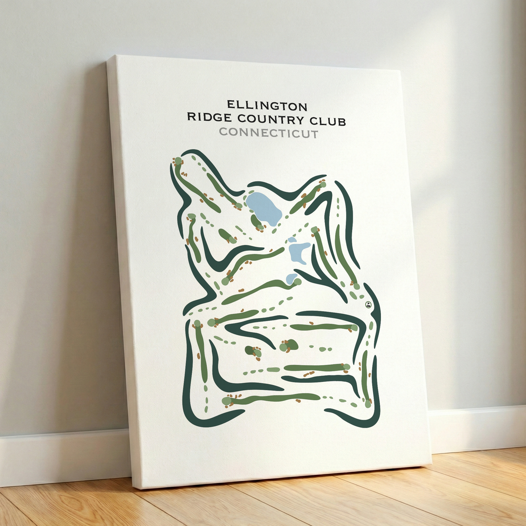 Ellington Ridge Country Club, Connecticut - Printed Golf Courses