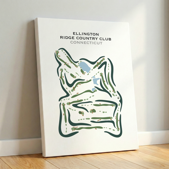 Ellington Ridge Country Club, Connecticut - Printed Golf Courses