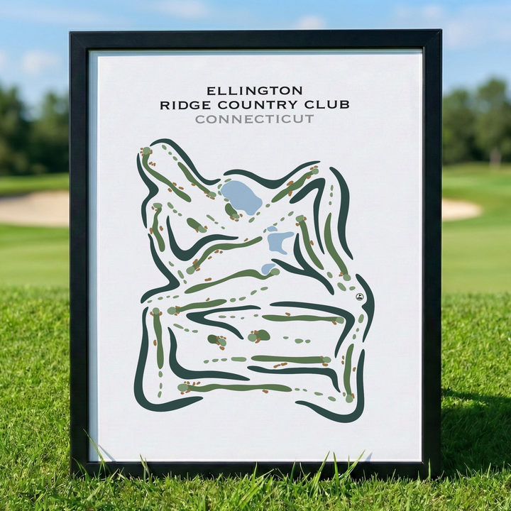 Ellington Ridge Country Club, Connecticut - Printed Golf Courses