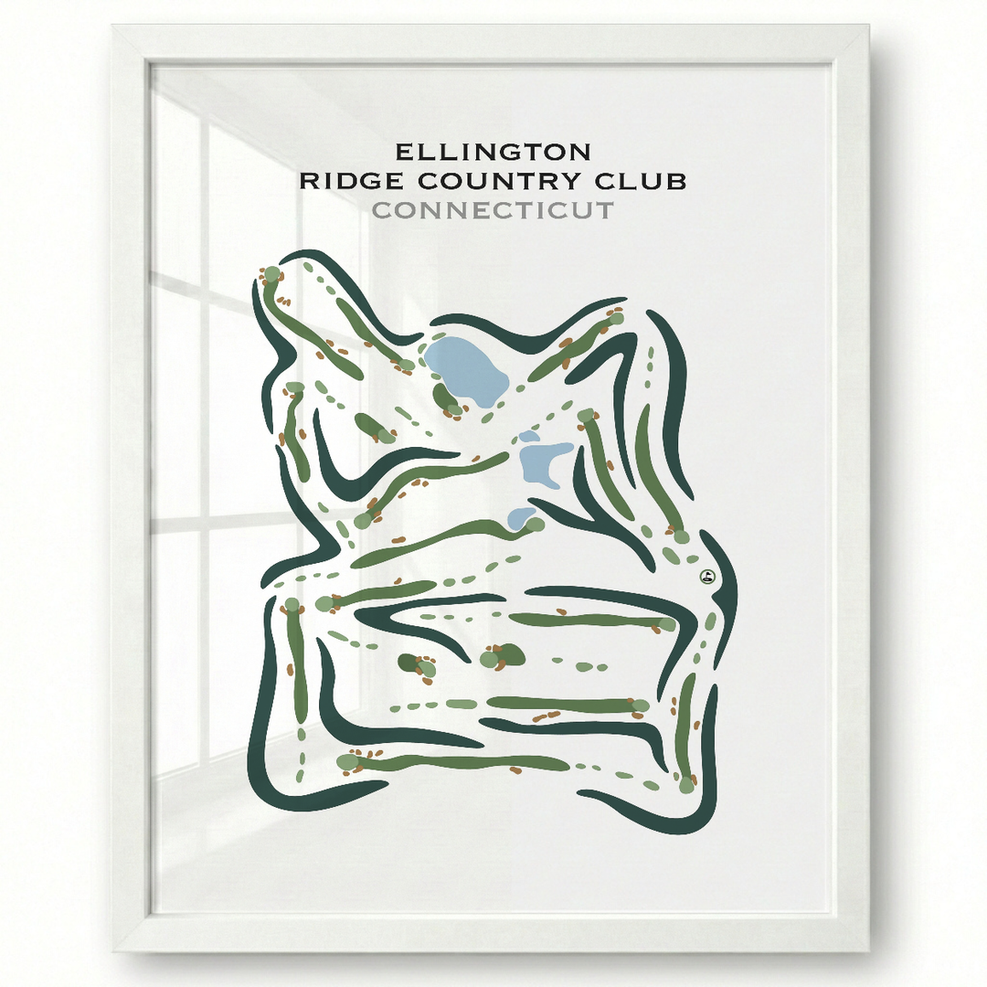 Ellington Ridge Country Club, Connecticut - Printed Golf Courses