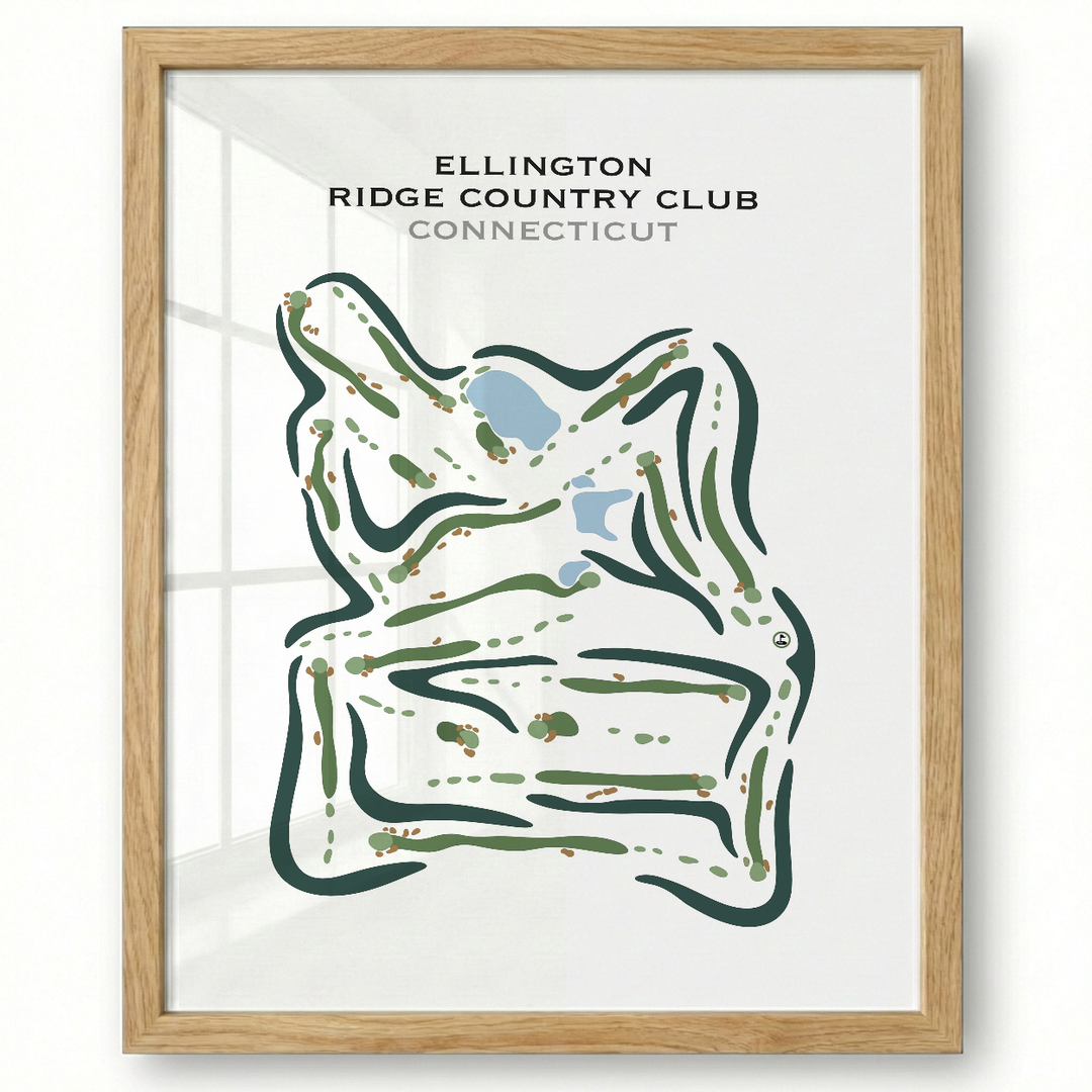 Ellington Ridge Country Club, Connecticut - Printed Golf Courses