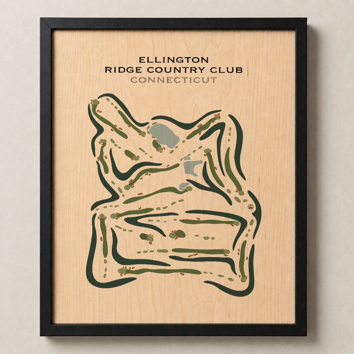 Ellington Ridge Country Club, Connecticut - Printed Golf Courses