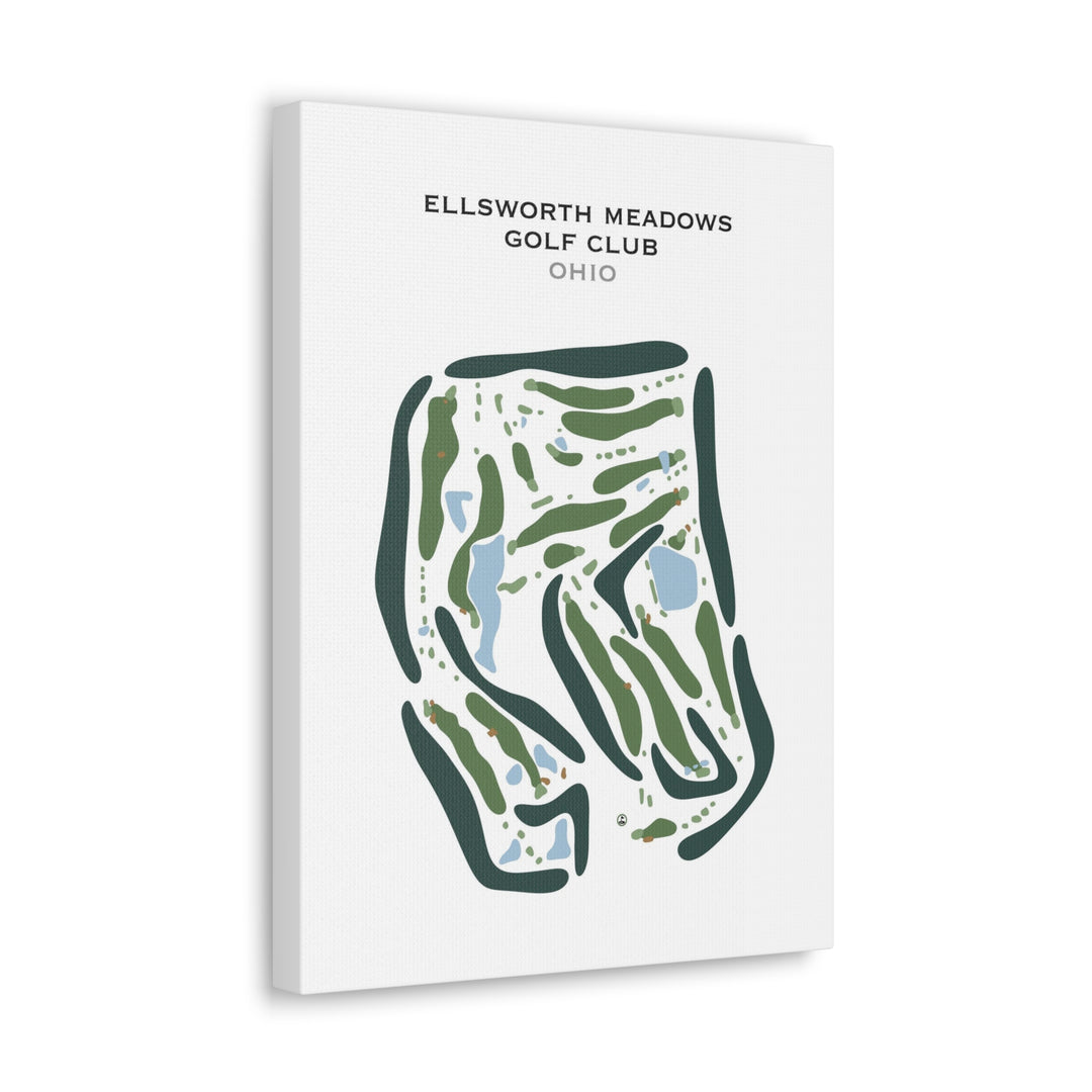 Ellsworth Meadows Golf Club, Ohio - Printed Golf Courses