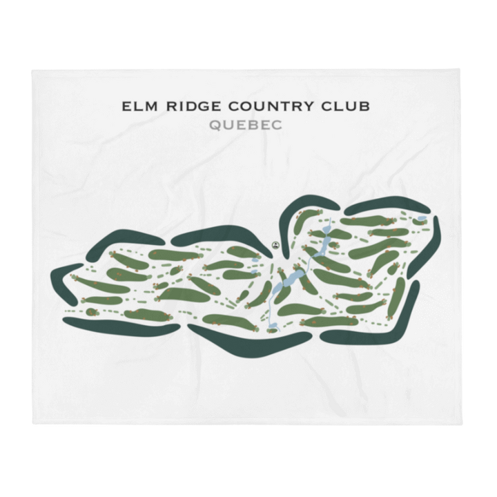 Elm Ridge Country Club, Quebec, Canada - Printed Golf Courses