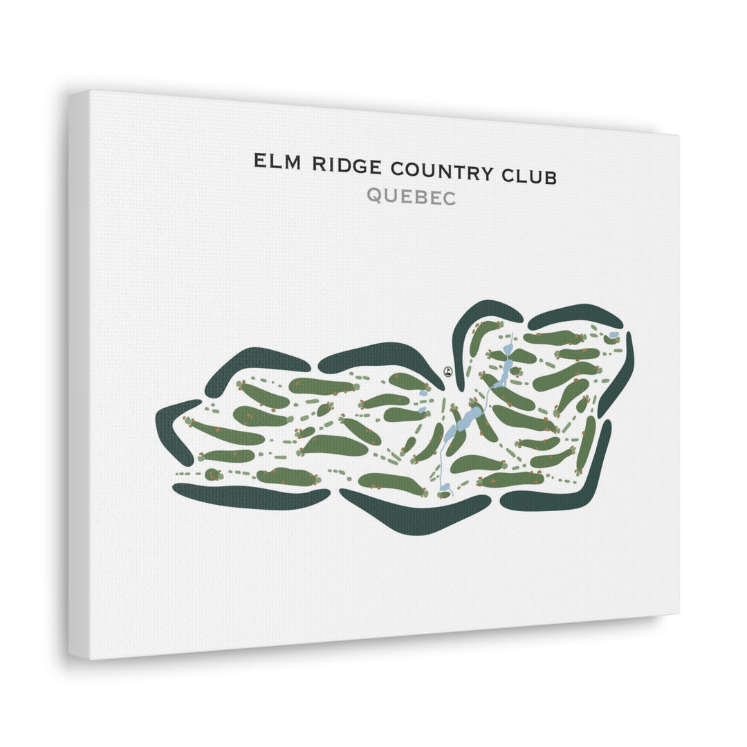 Elm Ridge Country Club, Quebec, Canada - Printed Golf Courses