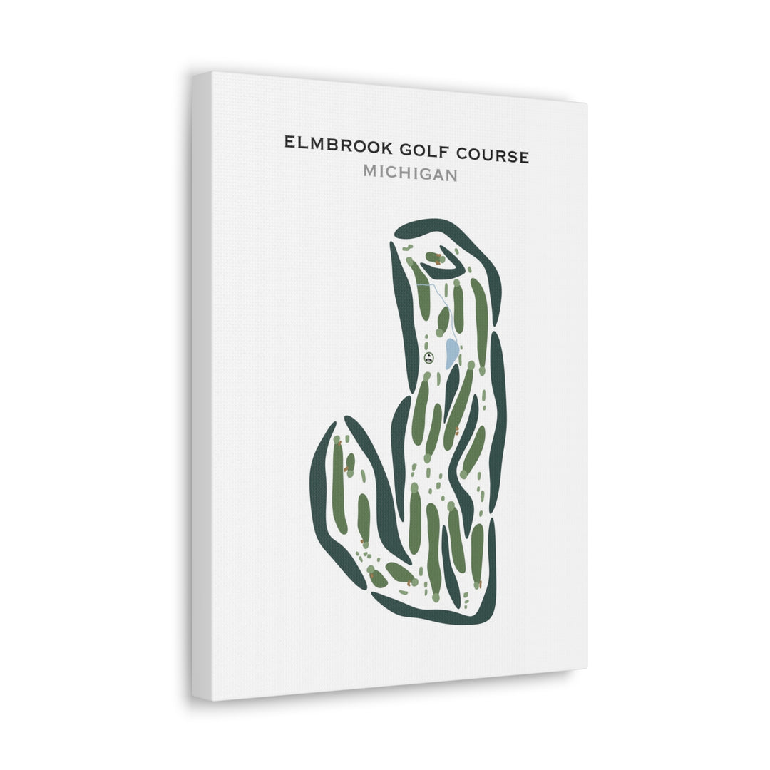 Elmbrook Golf Course, Michigan - Printed Golf Courses