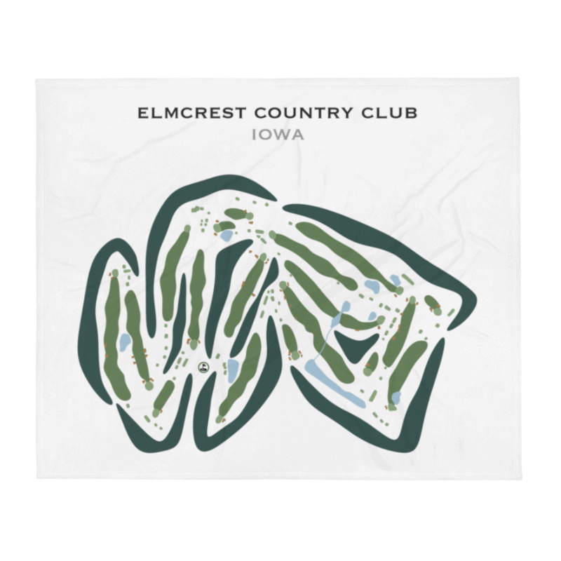 Elmcrest Country Club, Iowa - Printed Golf Courses