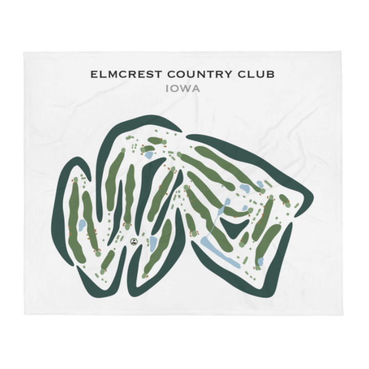 Elmcrest Country Club, Iowa - Printed Golf Courses