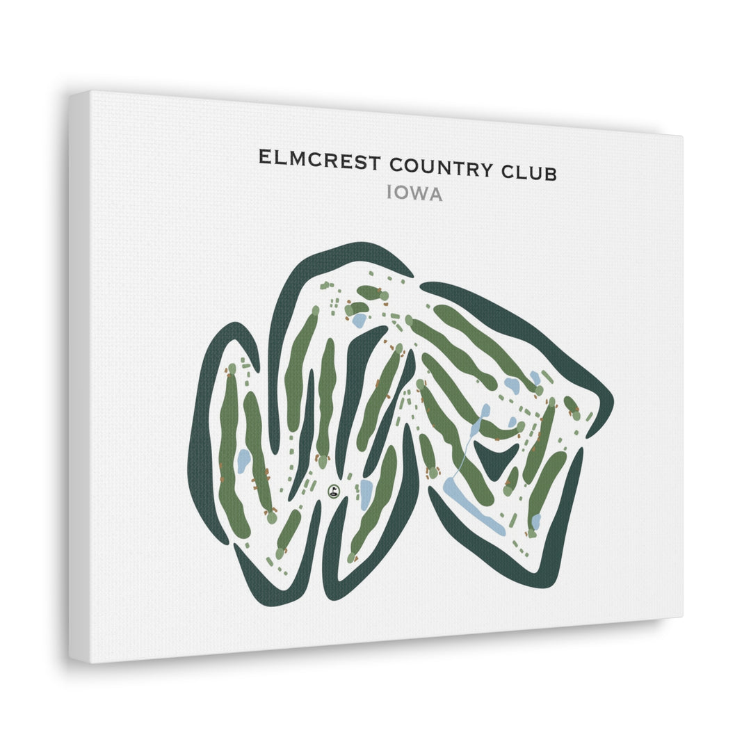 Elmcrest Country Club, Iowa - Printed Golf Courses