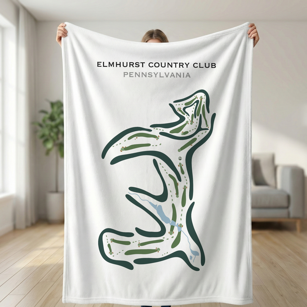 Elmhurst Country Club, Pennsylvania - Printed Golf Courses