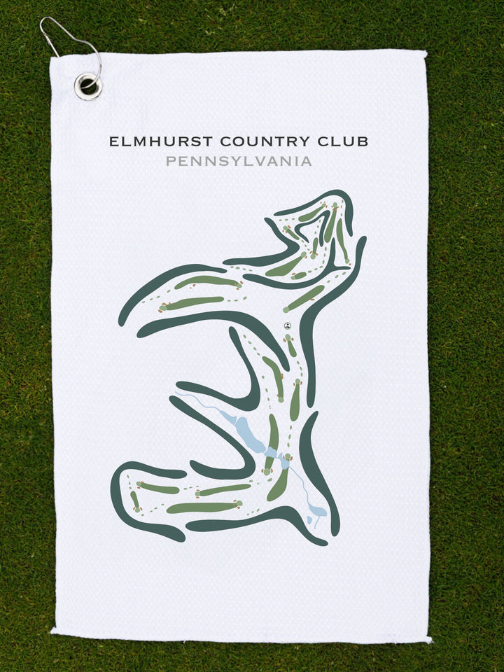 Elmhurst Country Club, Pennsylvania - Printed Golf Courses