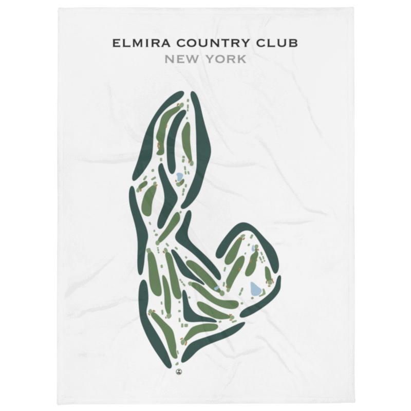 Elmira Country Club - Golf Course, New York - Printed Golf Courses