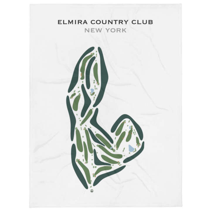 Elmira Country Club - Golf Course, New York - Printed Golf Courses