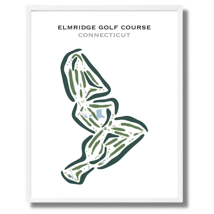 Elmridge Golf Course, Connecticut - Printed Golf Courses