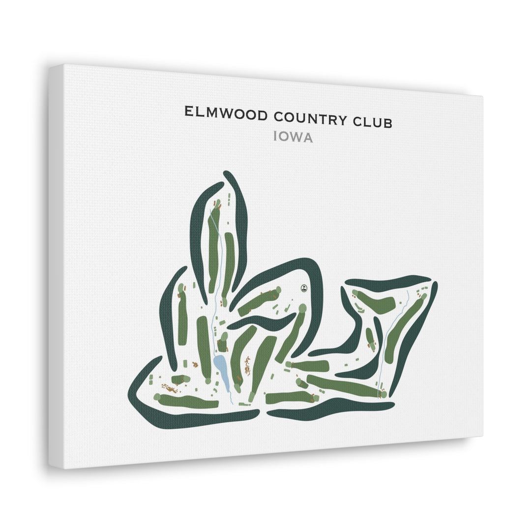 Elmwood Country Club, Iowa - Printed Golf Courses