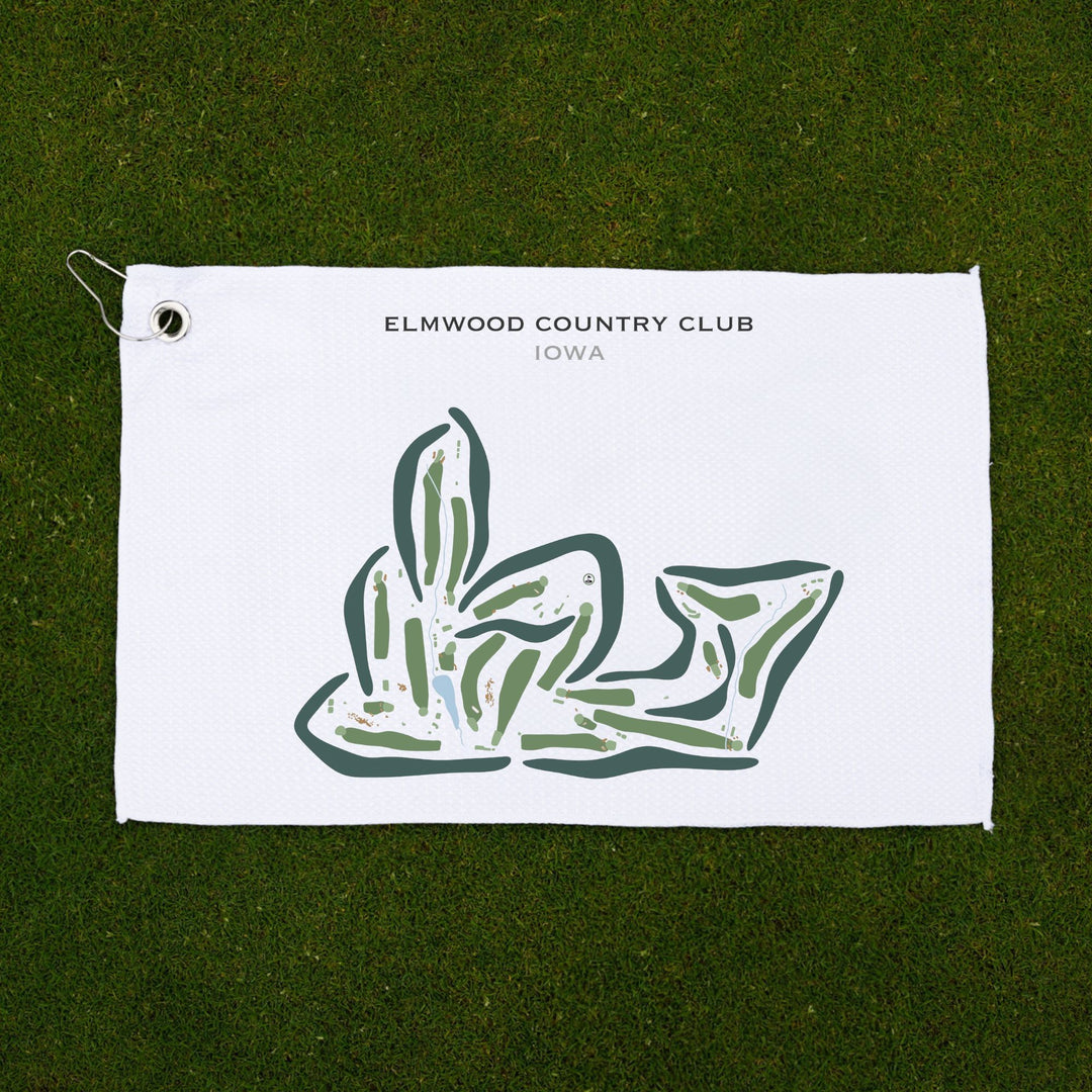 Elmwood Country Club, Iowa - Printed Golf Courses