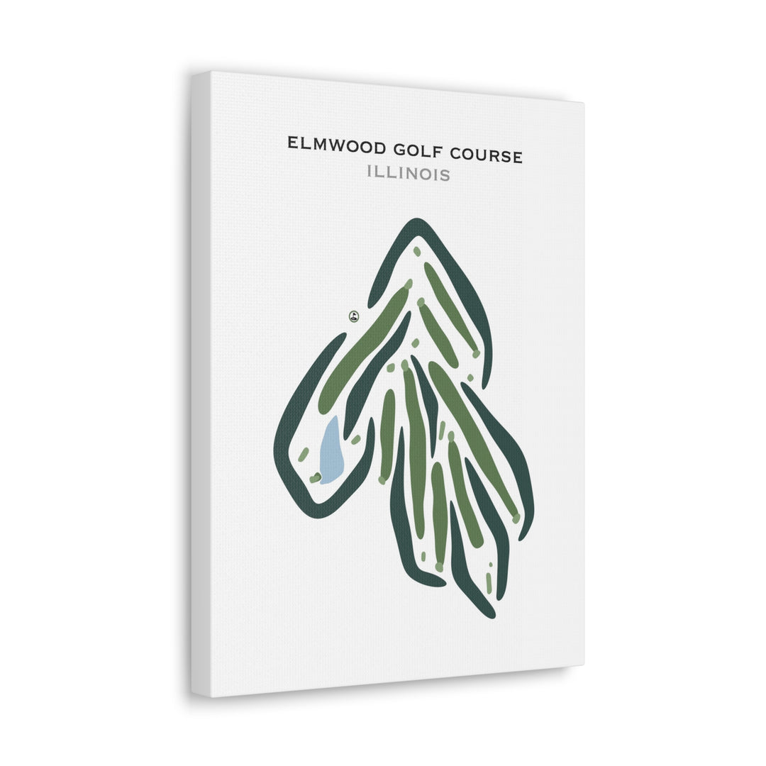 Elmwood Golf Course, Illinois - Printed Golf Courses