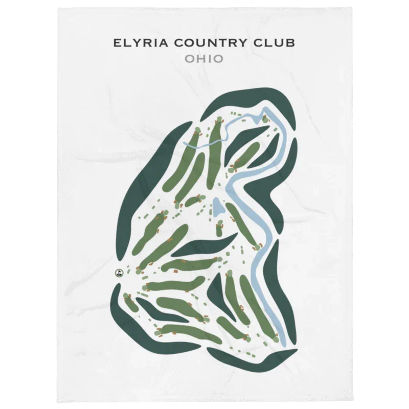 Elyria Country Club, Ohio - Printed Golf Courses