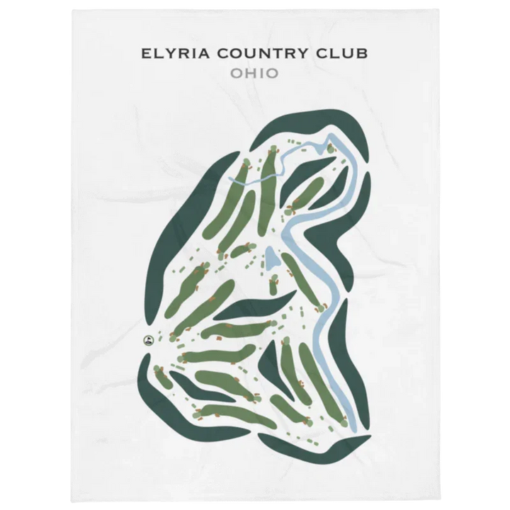 Elyria Country Club, Ohio - Printed Golf Courses