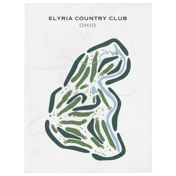 Elyria Country Club, Ohio - Printed Golf Courses