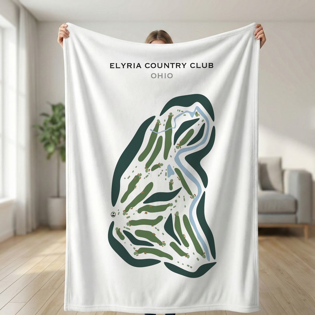 Elyria Country Club, Ohio - Printed Golf Courses