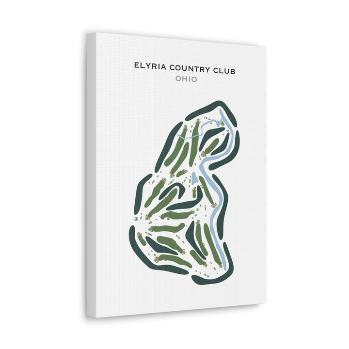 Elyria Country Club, Ohio - Printed Golf Courses