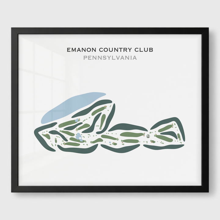 Emanon Country Club, Pennsylvania - Printed Golf Courses