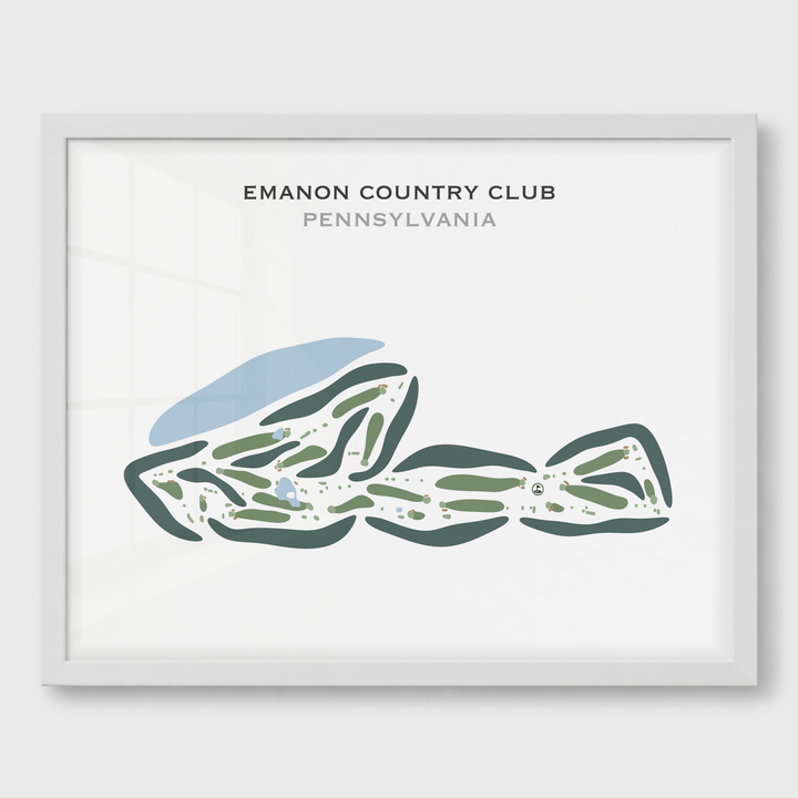 Emanon Country Club, Pennsylvania - Printed Golf Courses