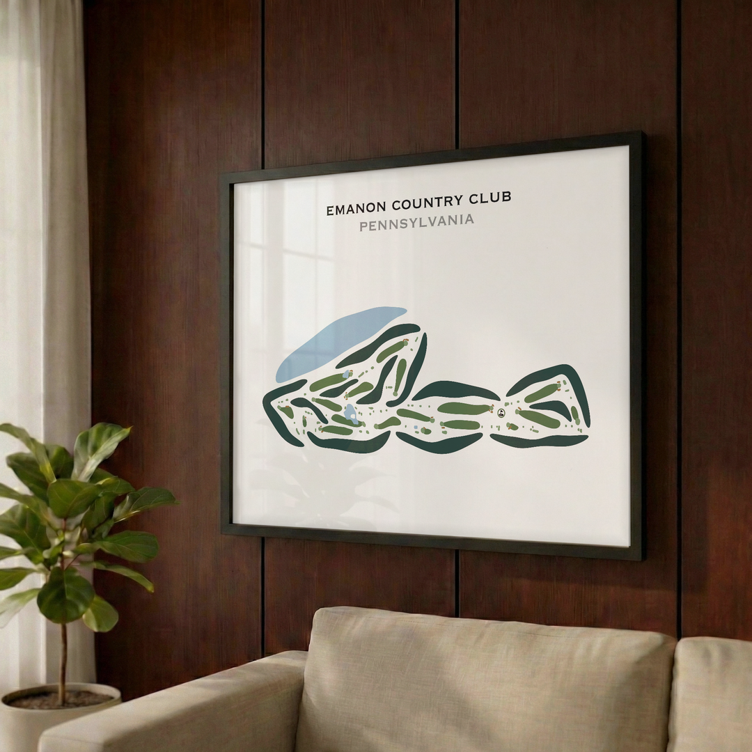 Emanon Country Club, Pennsylvania - Printed Golf Courses