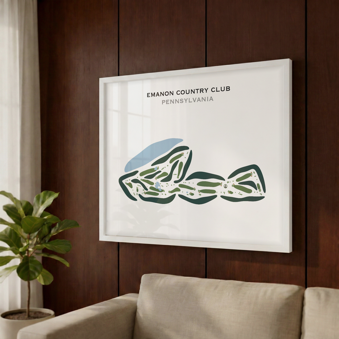 Emanon Country Club, Pennsylvania - Printed Golf Courses