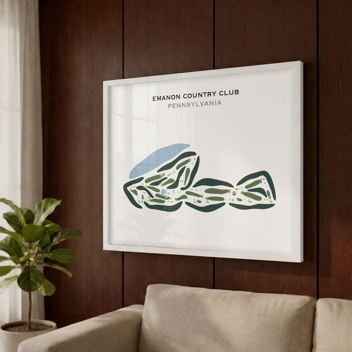 Emanon Country Club, Pennsylvania - Printed Golf Courses