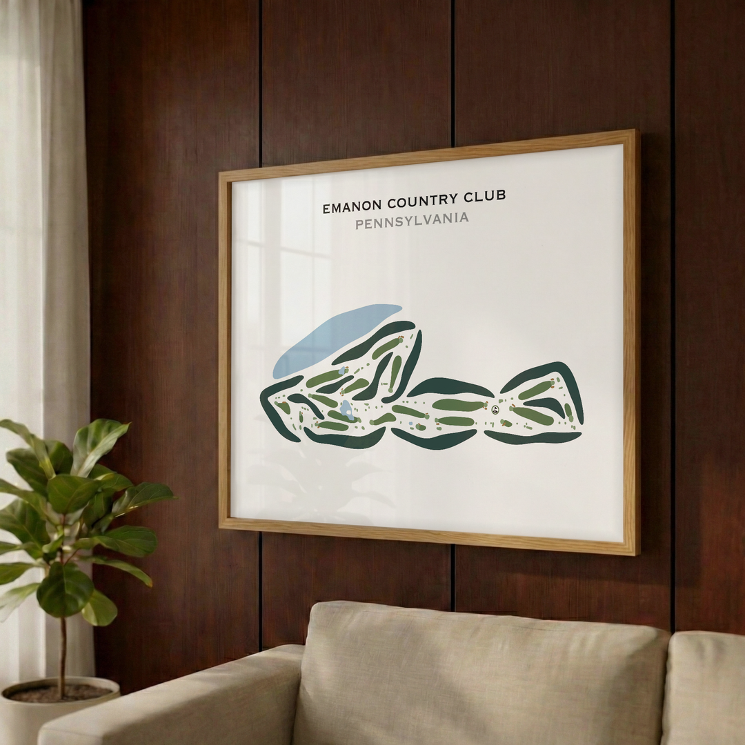 Emanon Country Club, Pennsylvania - Printed Golf Courses
