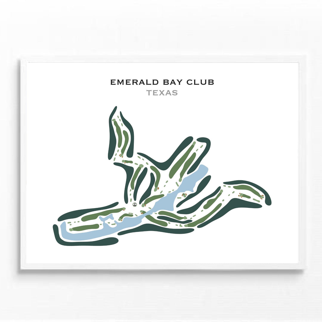 Emerald Bay Club, Texas - Printed Golf Course