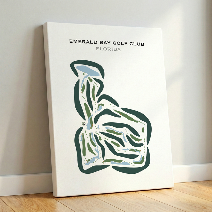 Emerald Bay Golf Club, Florida - Printed Golf Courses