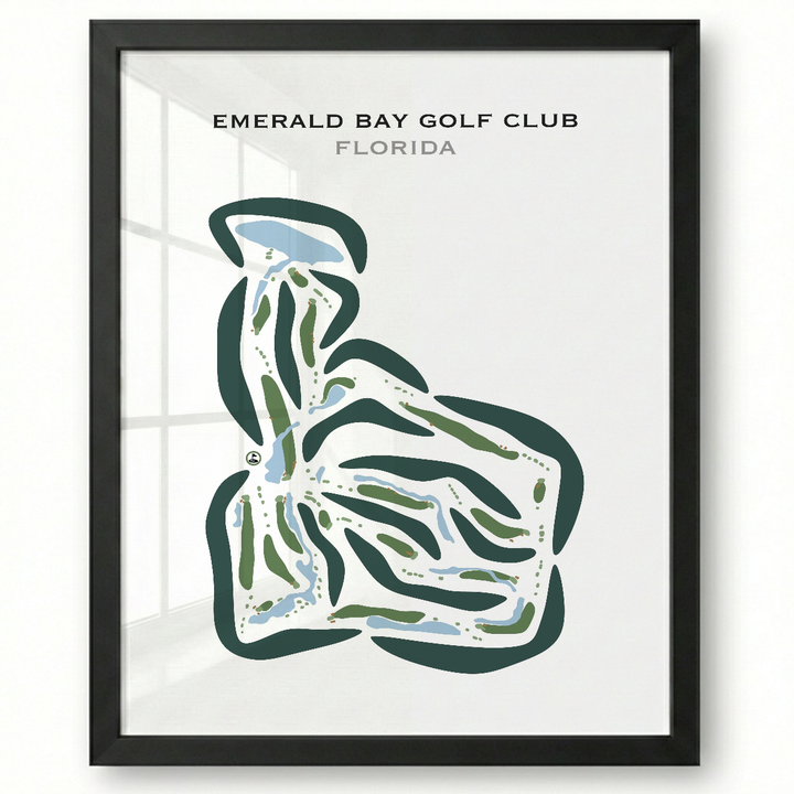Emerald Bay Golf Club, Florida - Printed Golf Courses
