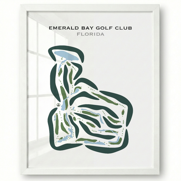Emerald Bay Golf Club, Florida - Printed Golf Courses