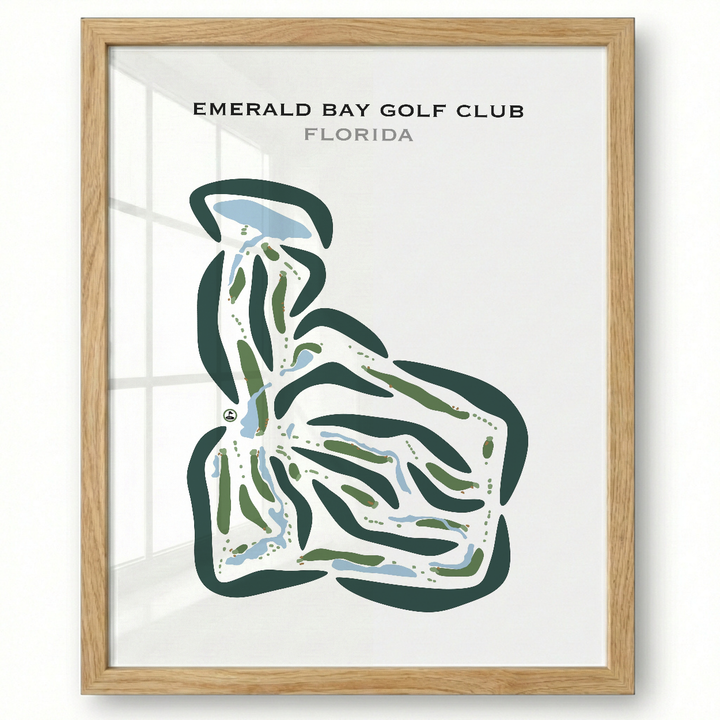 Emerald Bay Golf Club, Florida - Printed Golf Courses
