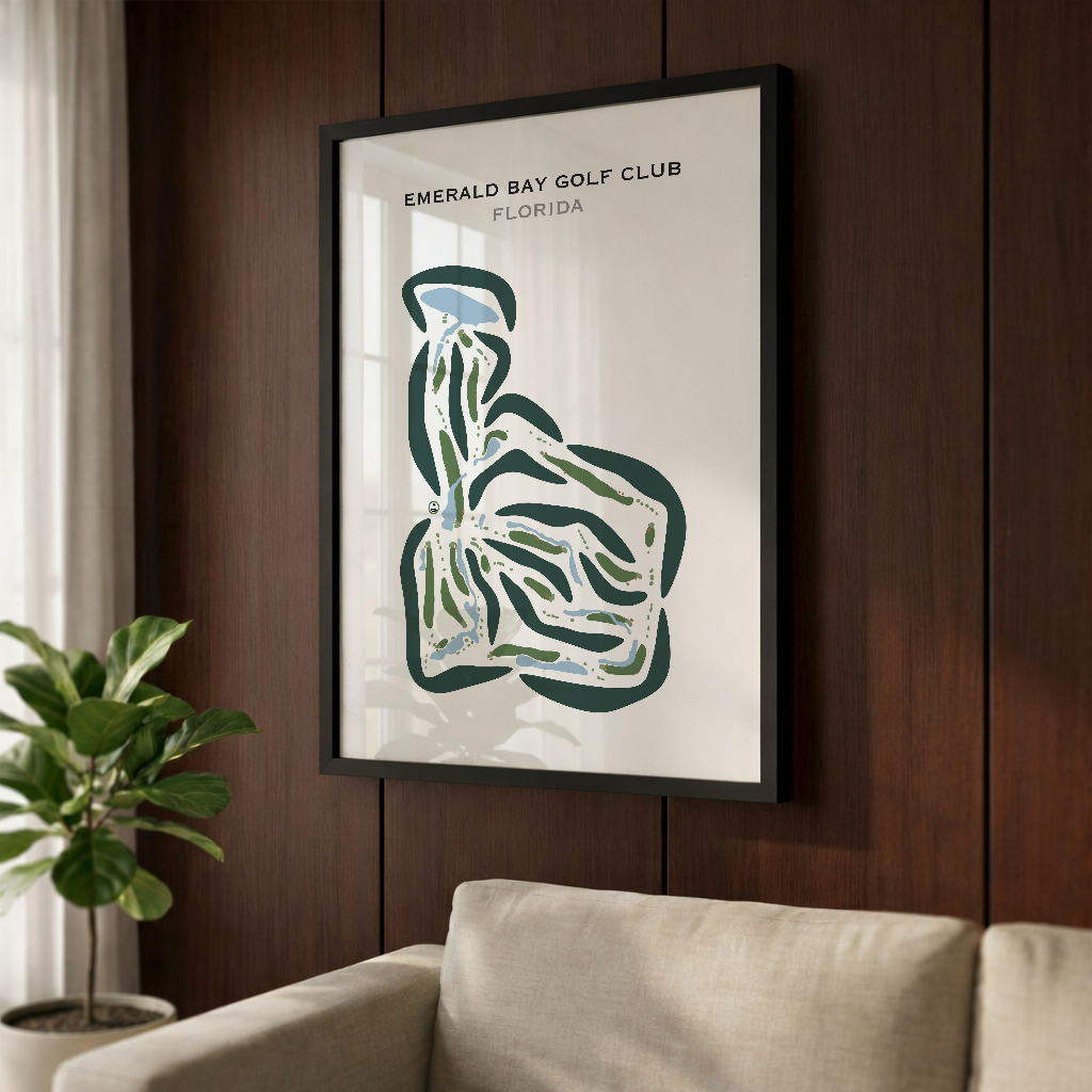 Emerald Bay Golf Club, Florida - Printed Golf Courses